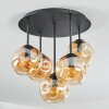 Ripoll Plafondlamp, Kogellampje Amber, 5-lichts