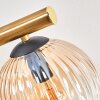 Koyoto Plafondlamp, Kogellampje Goud, Zwart, 10-lichts