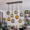 Ripoll Hanglamp, Kogellampje, Hanglamp Blauw, Goud, Groen, 8-lichts