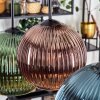 Koyoto Hanglamp, Kogellampje, Hanglamp Blauw, Goud, Groen, Koperkleurig, 6-lichts