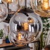 Gastor Hanglamp, Kogellampje, Hanglamp Amber, Duidelijk, Rookkleurig, 8-lichts