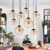 Gastor Hanglamp, Kogellampje, Hanglamp Amber, Duidelijk, 8-lichts
