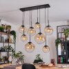 Gastor Hanglamp, Kogellampje, Hanglamp Amber, Duidelijk, 8-lichts