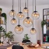 Gastor Hanglamp, Kogellampje, Hanglamp Amber, Duidelijk, 8-lichts