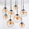 Gastor Hanglamp, Kogellampje, Hanglamp Amber, Duidelijk, 8-lichts