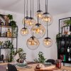 Gastor Hanglamp, Kogellampje, Hanglamp Amber, Duidelijk, 8-lichts