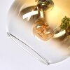 Koyoto Plafondlamp, Kogellampje Goud, Zwart, 10-lichts