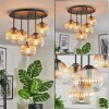 Koyoto Plafondlamp, Kogellampje 41 cm Amber, Duidelijk, 5-lichts
