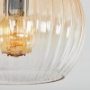 Koyoto Plafondlamp, Kogellampje 41 cm Amber, Duidelijk, 5-lichts