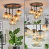 Ripoll Plafondlamp, Kogellampje Amber, Duidelijk, 5-lichts