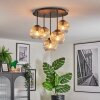 Ripoll Plafondlamp, Kogellampje Amber, Duidelijk, 5-lichts