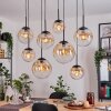 Gastor Hanglamp, Kogellampje, Hanglamp Amber, Duidelijk, 8-lichts
