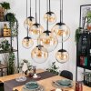 Gastor Hanglamp, Kogellampje, Hanglamp Amber, Duidelijk, 8-lichts