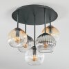 Koyoto Plafondlamp, Kogellampje 45 cm Amber, Duidelijk, Rookkleurig, 5-lichts