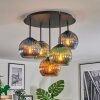 Koyoto Plafondlamp, Kogellampje 45 cm Blauw, Goud, Groen, 5-lichts