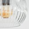 Ripoll Plafondlamp, Kogellampje Amber, Duidelijk, Rookkleurig, 5-lichts