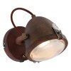 Mexlite MEXLITE Muurlamp Bruin, 1-licht