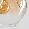 Ripoll Hanglamp, Kogellampje, Hanglamp Amber, Duidelijk, 8-lichts