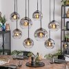 Ripoll Hanglamp, Kogellampje, Hanglamp Duidelijk, Rookkleurig, 8-lichts