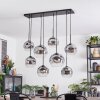 Ripoll Hanglamp, Kogellampje, Hanglamp Duidelijk, Rookkleurig, 8-lichts