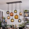 Ripoll Hanglamp, Kogellampje, Hanglamp Blauw, Chroom, Goud, Groen, Koperkleurig, Rookkleurig, 8-lichts
