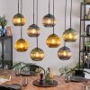 Koyoto Hanglamp, Kogellampje, Hanglamp Blauw, Goud, Groen, 8-lichts