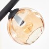 Koyoto Plafondlamp, Kogellampje Amber, 6-lichts