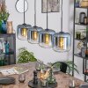 Lauden Hanglamp, Hanglamp Blauw, Duidelijk, 4-lichts