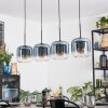 Lauden Hanglamp, Hanglamp Blauw, Duidelijk, 4-lichts