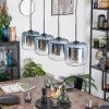 Lauden Hanglamp, Hanglamp Blauw, Duidelijk, 4-lichts