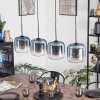 Lauden Hanglamp, Hanglamp Blauw, Duidelijk, 4-lichts