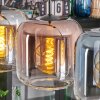 Lauden Hanglamp, Hanglamp Amber, Blauw, Groen, Duidelijk, Koperkleurig, 4-lichts