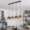 Lauden Hanglamp, Hanglamp Blauw, Groen, Duidelijk, Koperkleurig, Rookkleurig, 4-lichts