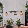 Gastor Hanglamp, Kogellampje, Hanglamp Amber, Duidelijk, Rookkleurig, 4-lichts