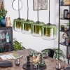 Lauden Hanglamp, Hanglamp Groen, Duidelijk, 4-lichts