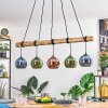 Koyoto Hanglamp, Kogellampje, Hanglamp Natuurlijke kleuren, Zwart, 5-lichts