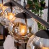 Ripoll Hanglamp, Kogellampje, Hanglamp Amber, Duidelijk, 4-lichts