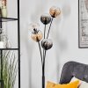 Koyoto Kogellampje, Staande lamp Amber, Duidelijk, Rookkleurig, 5-lichts
