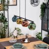 Ripoll Hanglamp, Kogellampje, Hanglamp Blauw, Goud, Groen, Koperkleurig, 4-lichts
