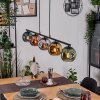 Ripoll Hanglamp, Kogellampje, Hanglamp Blauw, Chroom, Goud, Groen, Koperkleurig, Rookkleurig, 5-lichts