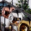 Ripoll Hanglamp, Kogellampje, Hanglamp Blauw, Chroom, Goud, Groen, Koperkleurig, Rookkleurig, 5-lichts