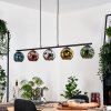 Ripoll Hanglamp, Kogellampje, Hanglamp Blauw, Chroom, Goud, Groen, Koperkleurig, Rookkleurig, 5-lichts
