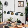 Ripoll Hanglamp, Kogellampje, Hanglamp Blauw, Goud, Groen, 5-lichts