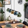 Ripoll Hanglamp, Kogellampje, Hanglamp Blauw, Goud, Groen, 5-lichts