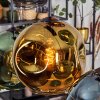 Ripoll Hanglamp, Kogellampje, Hanglamp Blauw, Goud, Groen, Koperkleurig, 6-lichts