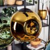 Ripoll Hanglamp, Kogellampje, Hanglamp Blauw, Goud, Groen, Koperkleurig, 6-lichts