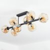 Ripoll Plafondlamp, Kogellampje Amber, 8-lichts
