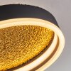 Guine Plafondlamp LED Goud, Zwart, 1-licht