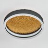Guine Plafondlamp LED Goud, Zwart, 1-licht