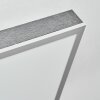 Salmi Plafondlamp, Paneel LED Grijs, Zilver, 1-licht